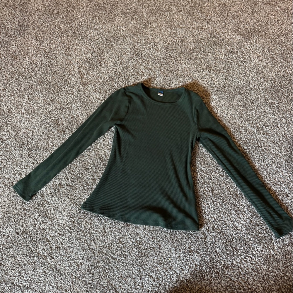 Old Navy Green Long Sleeve Top